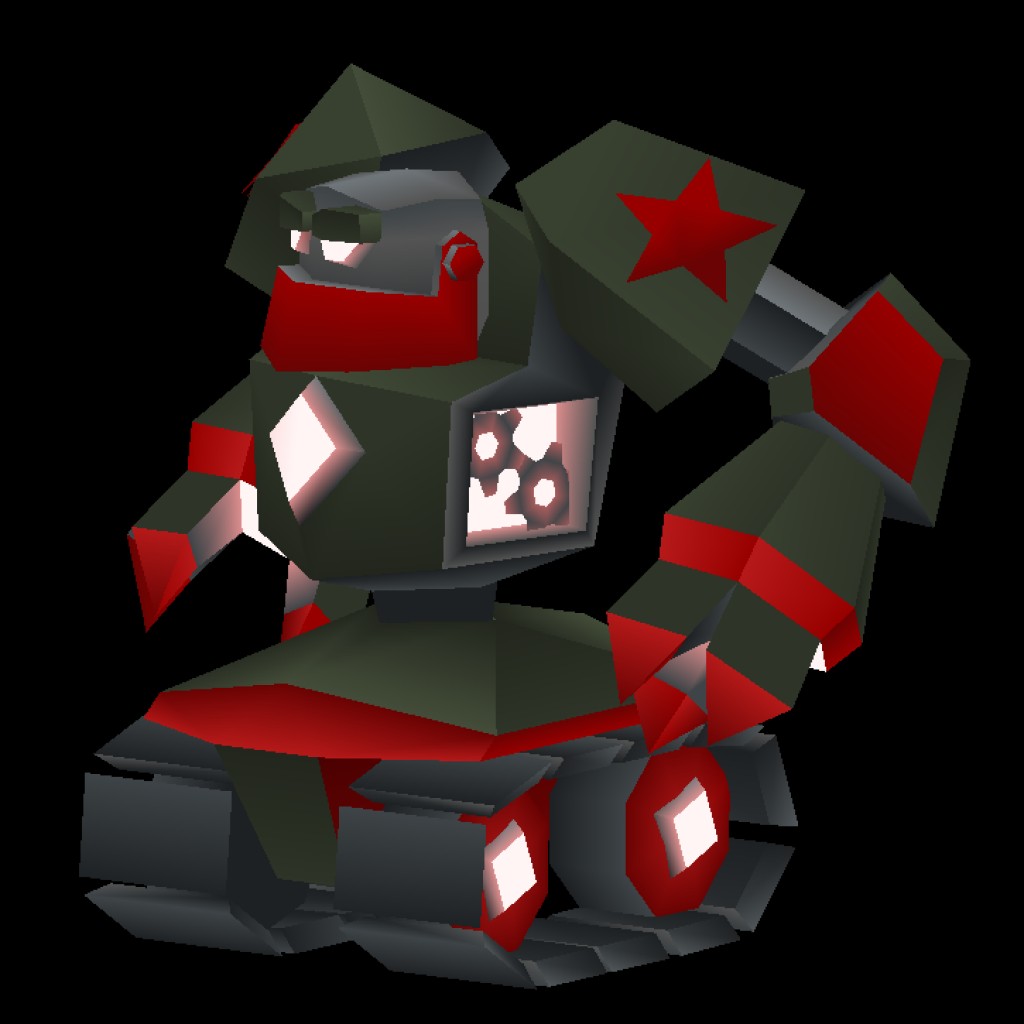 Low poly robot preview image 1